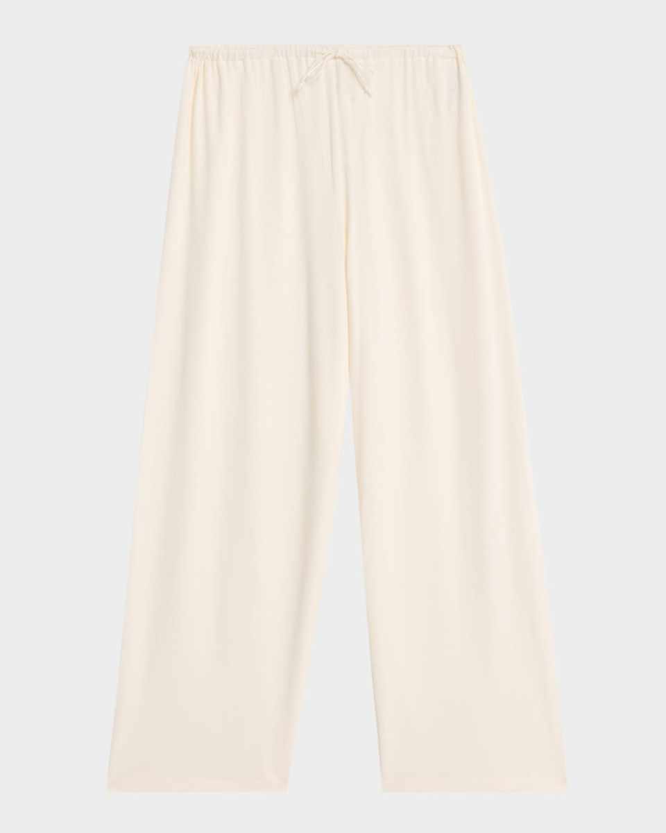 Cropped Drawstring Lounge Pants